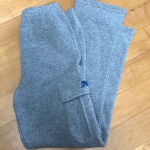 New balance sweatpants grey kids